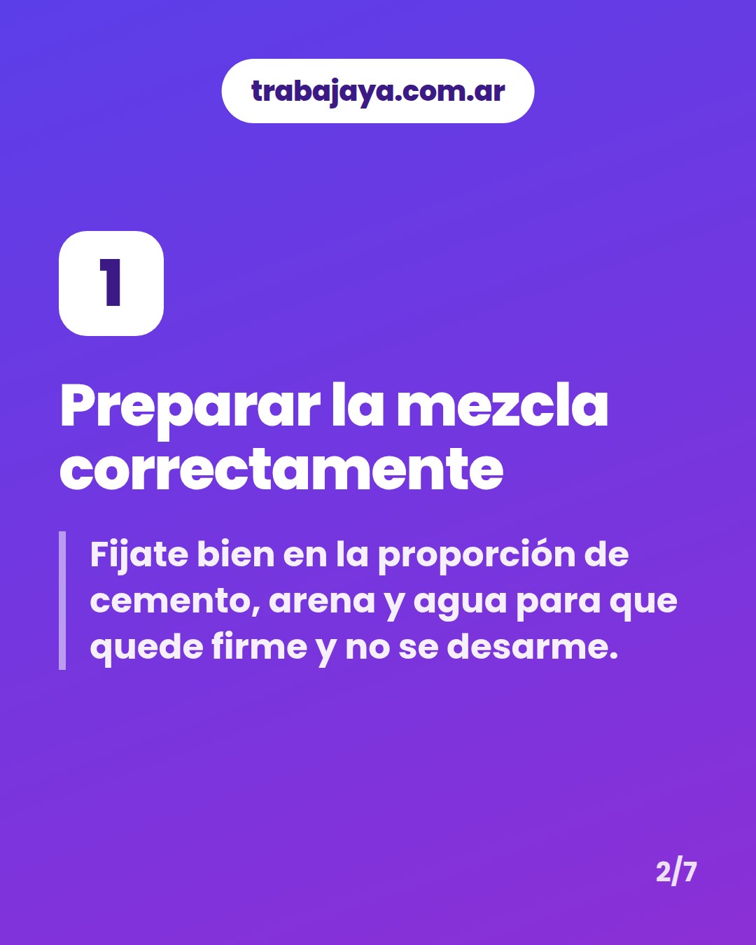 Cómo es trabajar de albañil: placa 2 de 7