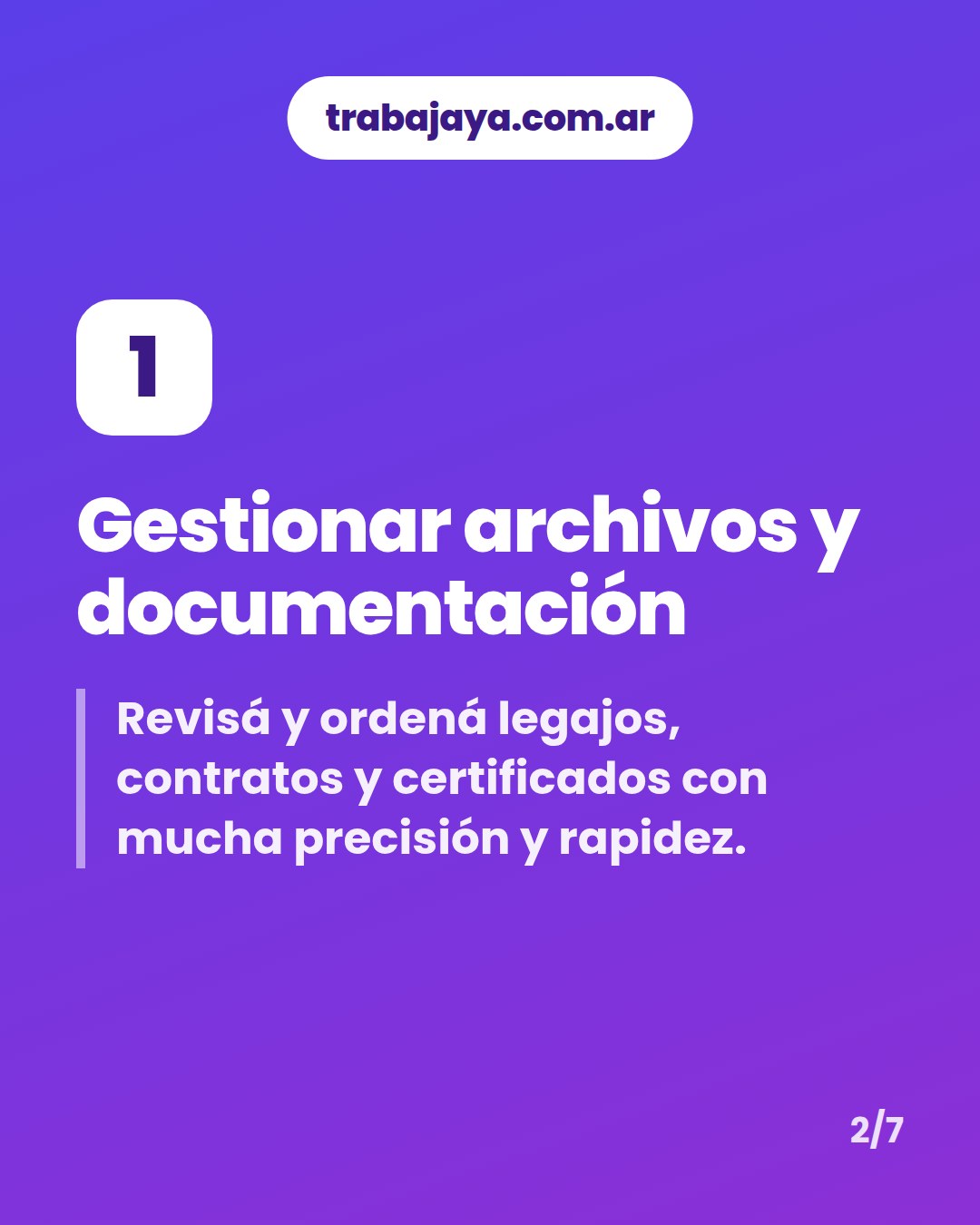 Cómo es trabajar de asistente de recursos humanos: placa 2 de 7