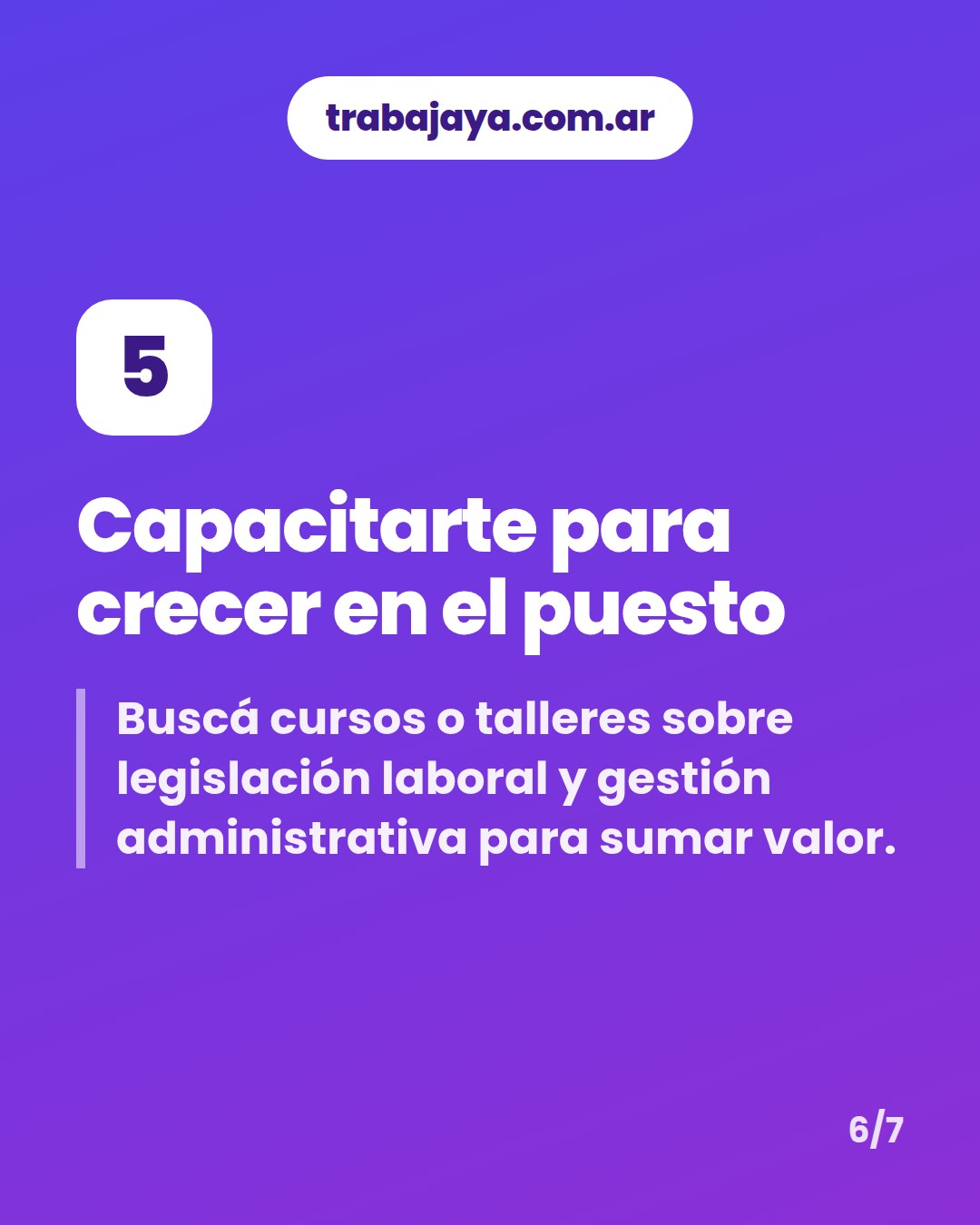 Cómo es trabajar de asistente de recursos humanos: placa 6 de 7