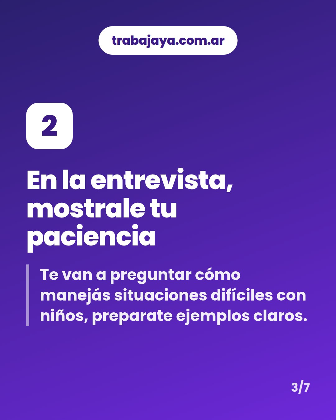 Cómo es trabajar de auxiliar de maestra jardinera: placa 3 de 7
