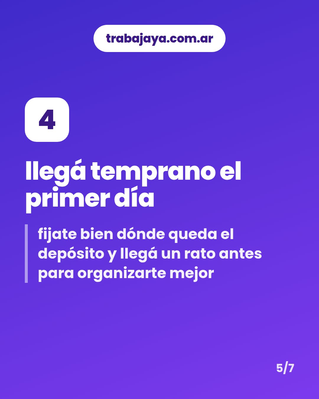 Cómo es trabajar de ayudante de depósito: placa 5 de 7
