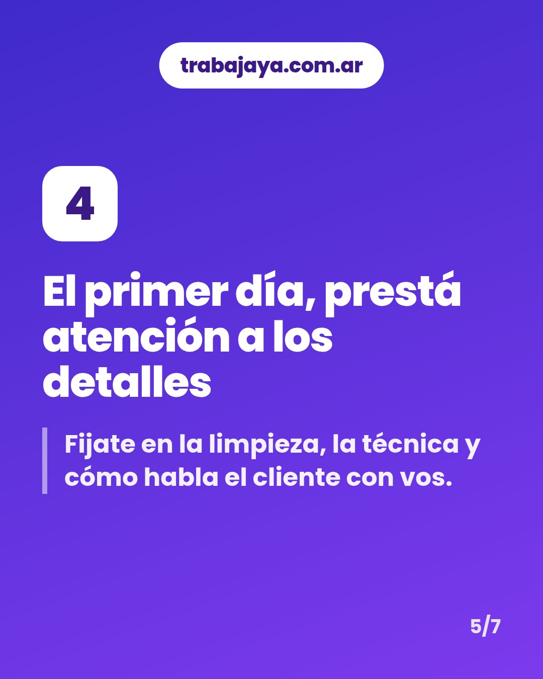Cómo es trabajar de barista: placa 5 de 7