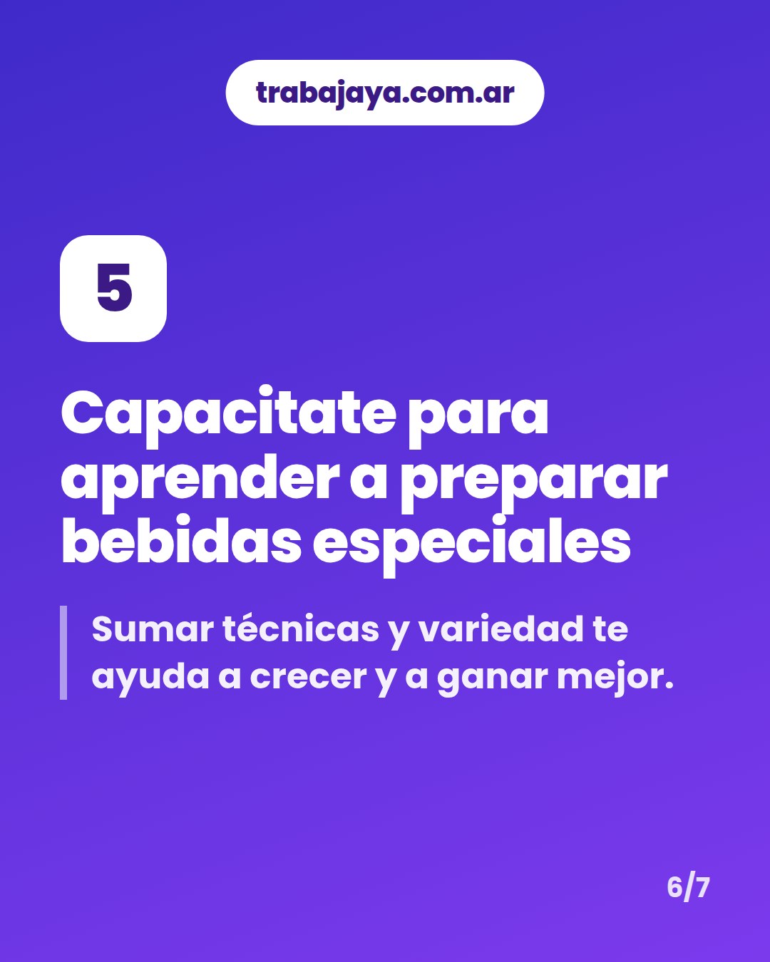 Cómo es trabajar de barista: placa 6 de 7
