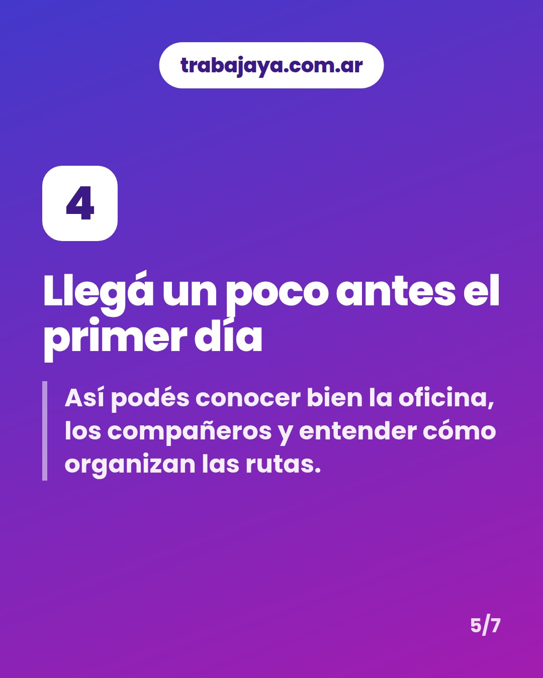 Cómo es trabajar de cadete: placa 5 de 7