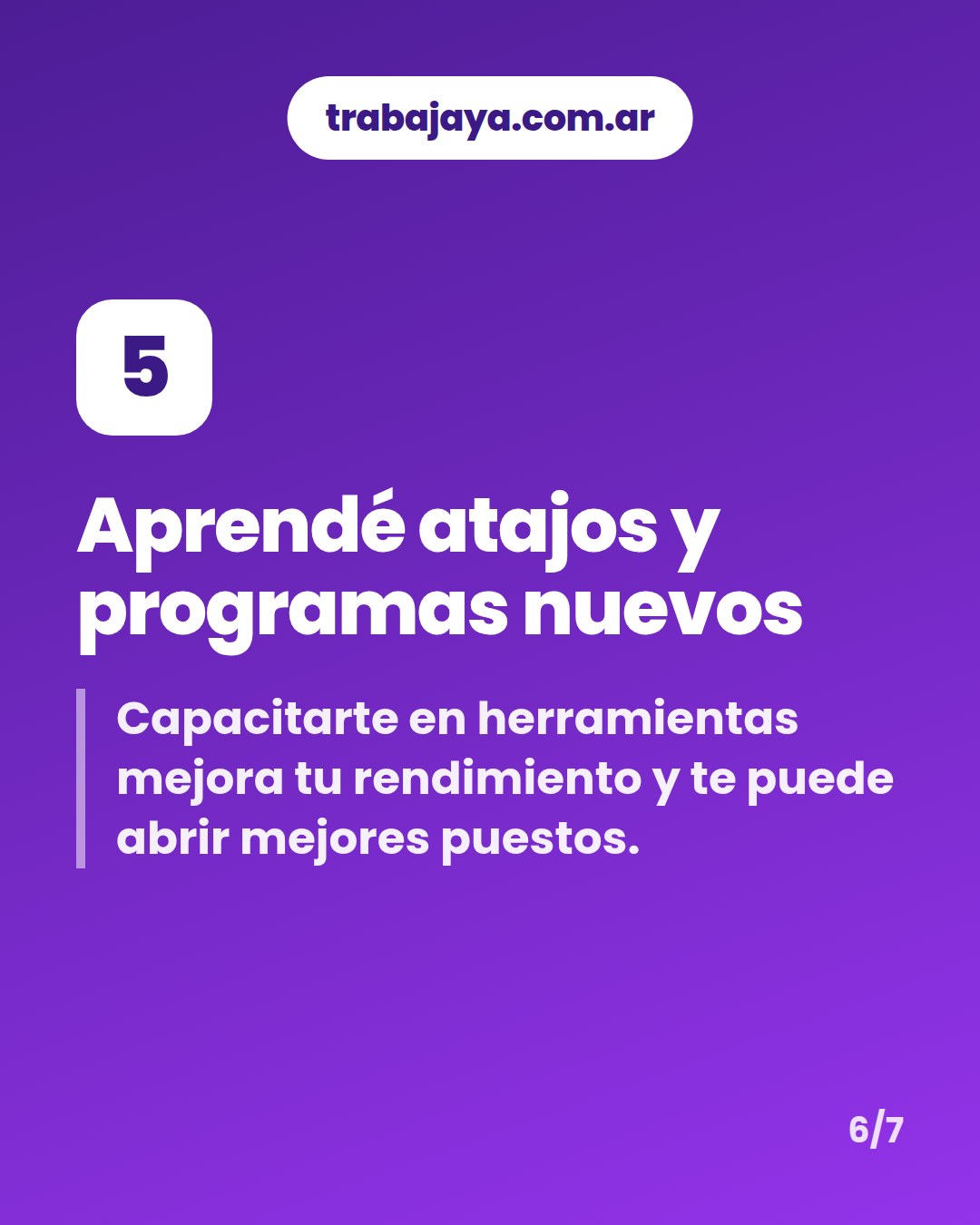 Cómo es trabajar de carga de datos: placa 6 de 7