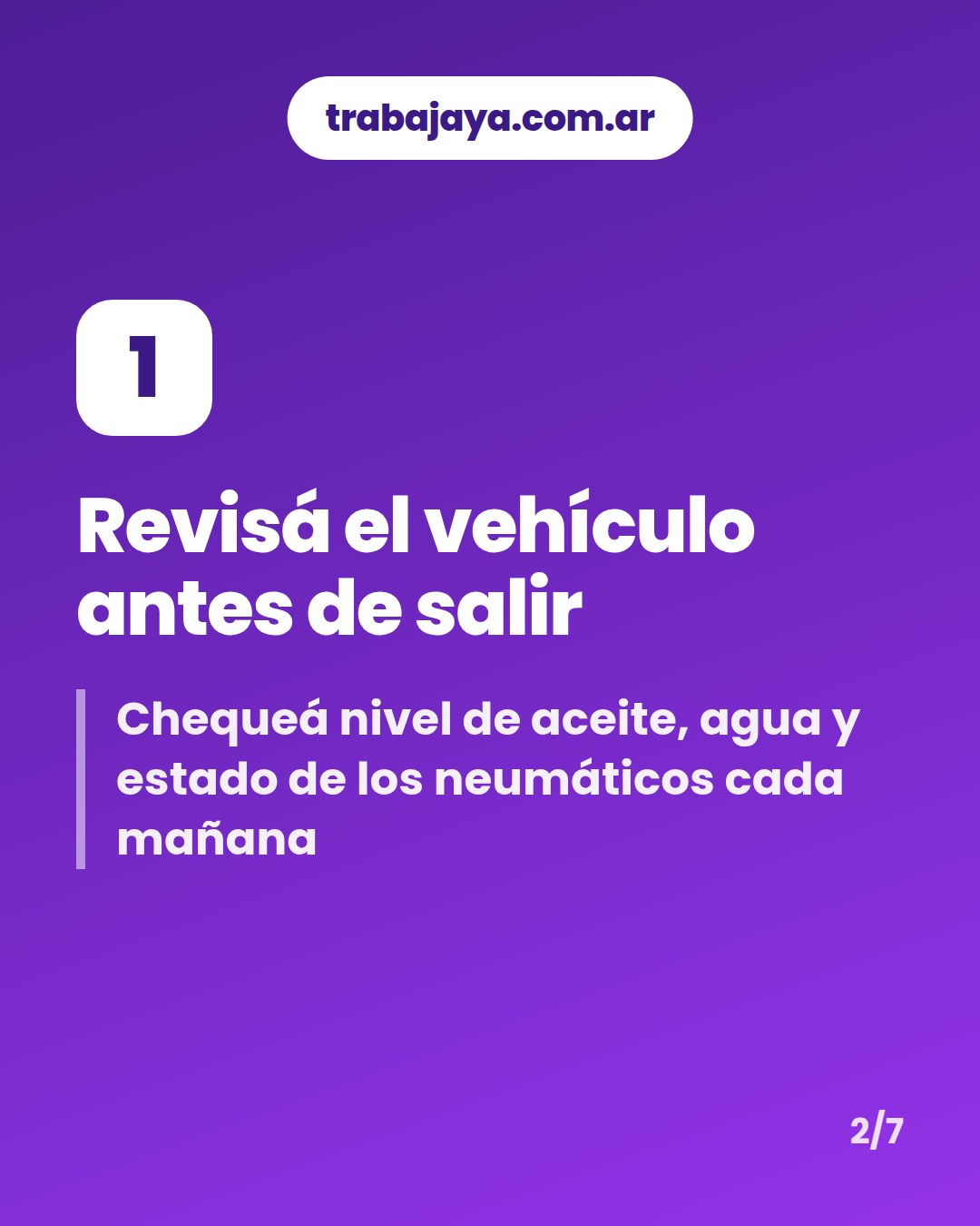 Cómo es trabajar de chofer: placa 2 de 7