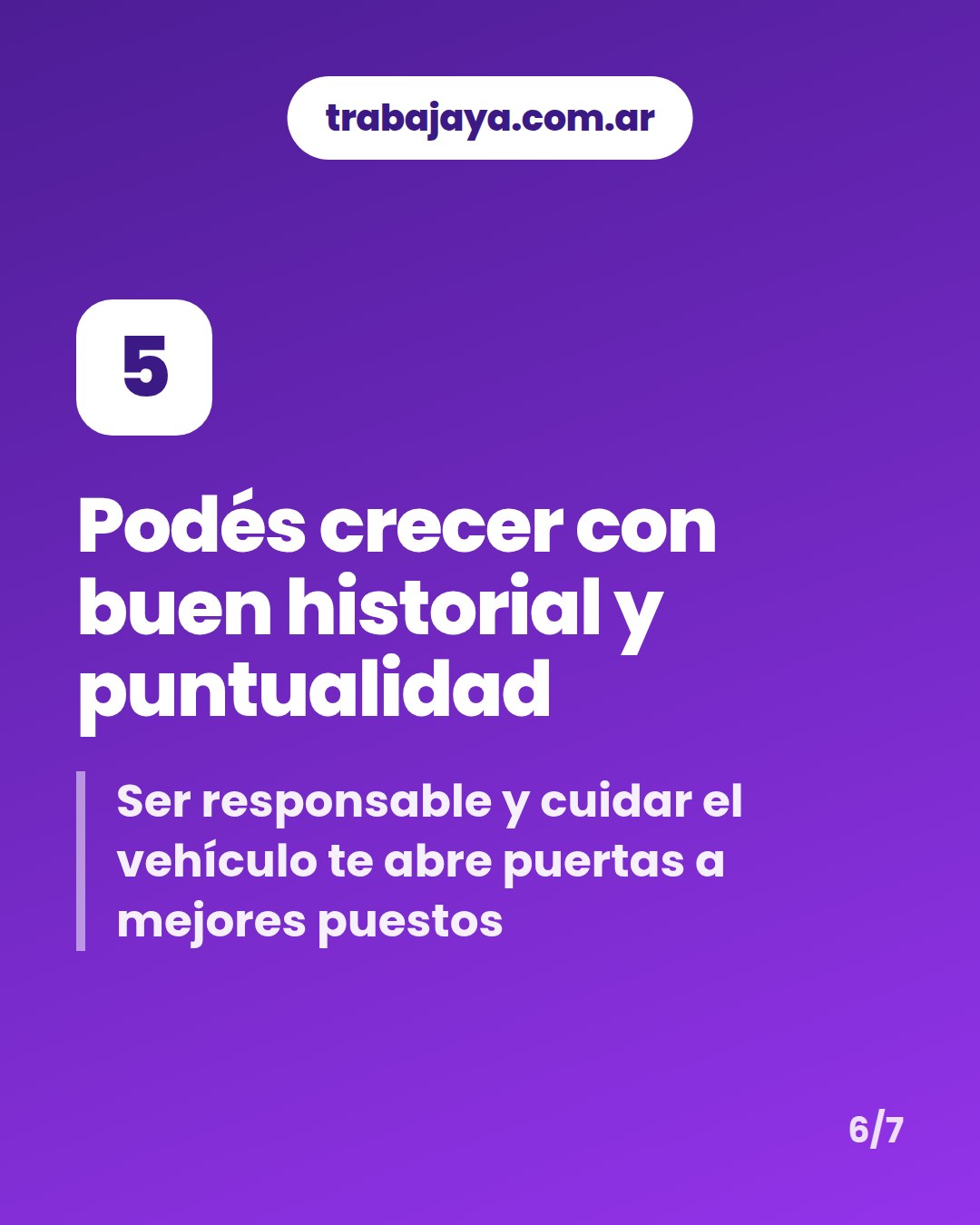 Cómo es trabajar de chofer: placa 6 de 7