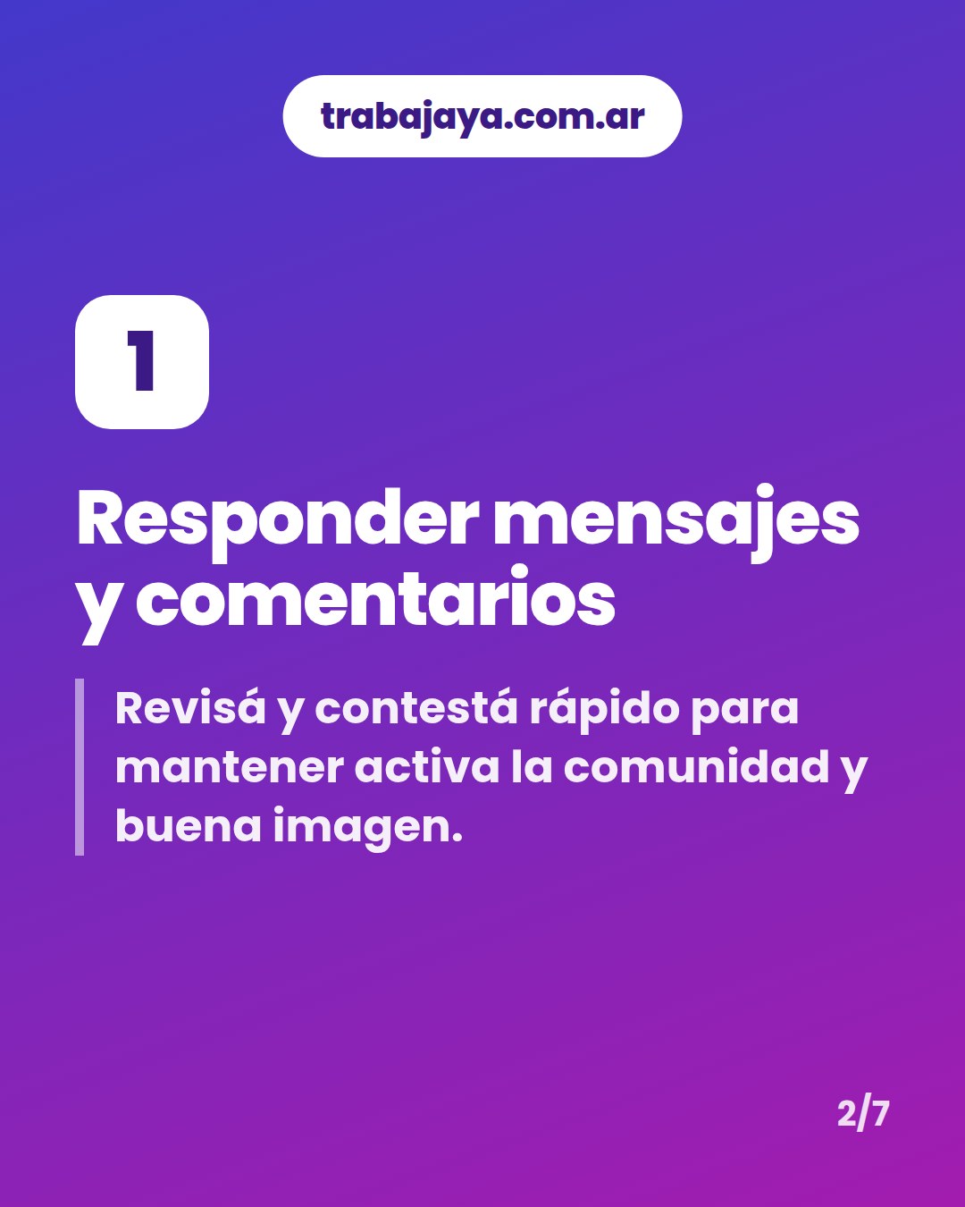 Cómo es trabajar de community manager: placa 2 de 7