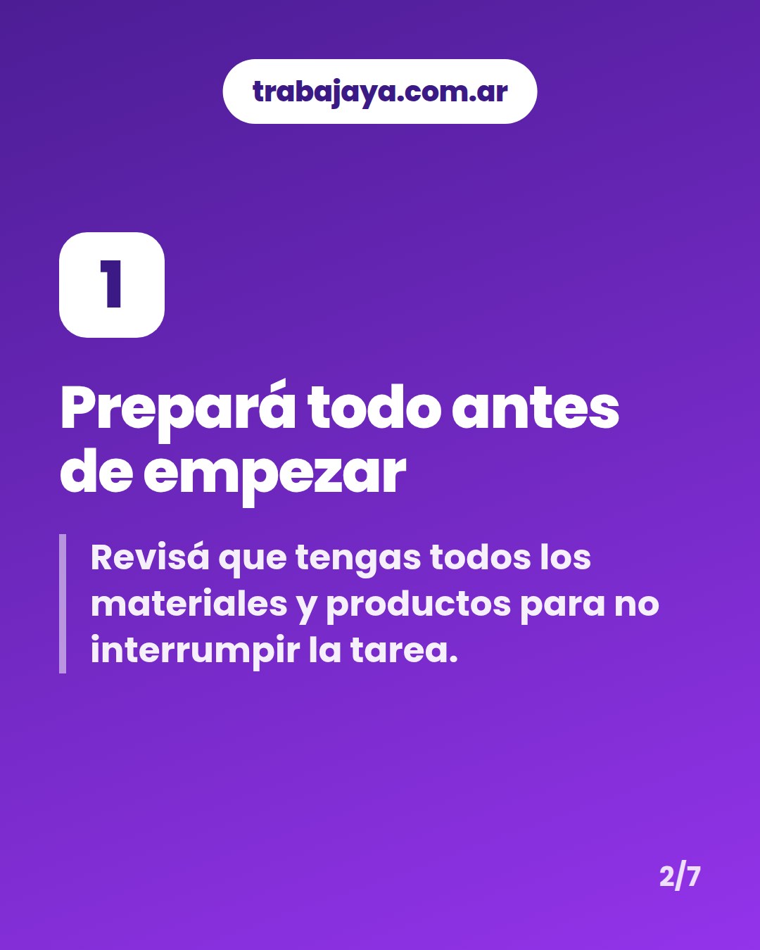 Cómo es trabajar de empleado o empleada de limpieza: placa 2 de 7