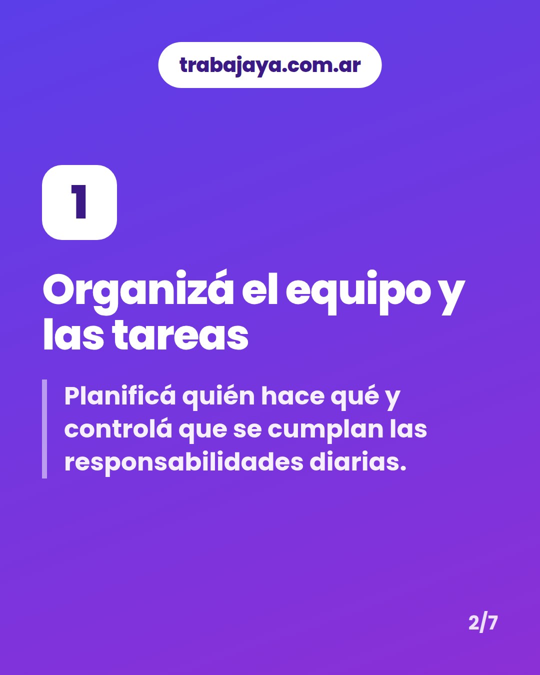 Cómo es trabajar de encargado o encargada de local: placa 2 de 7