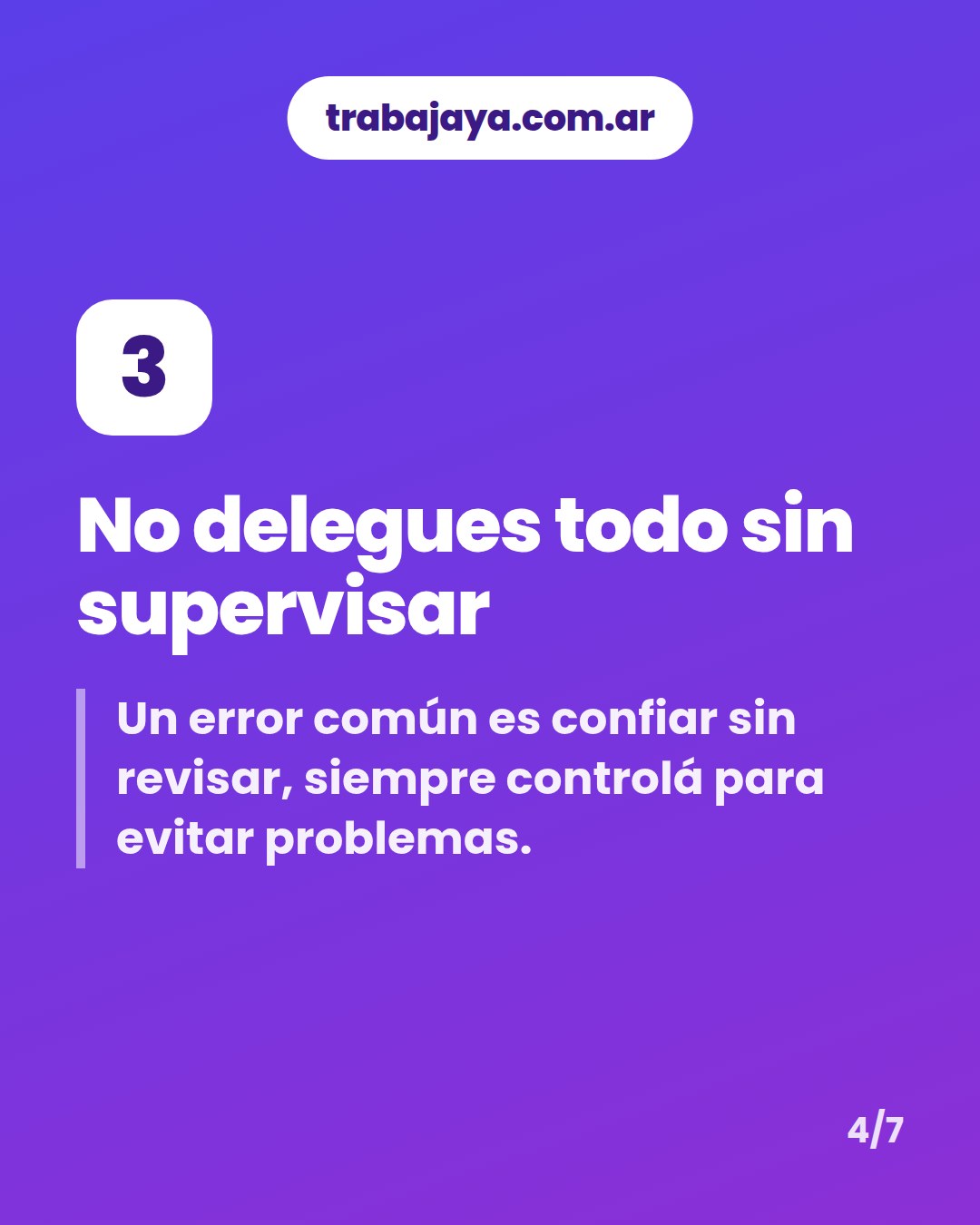 Cómo es trabajar de encargado o encargada de local: placa 4 de 7