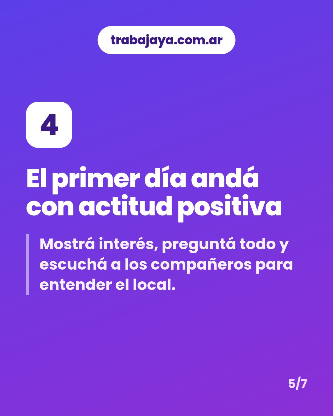 Cómo es trabajar de encargado o encargada de local: placa 5 de 7