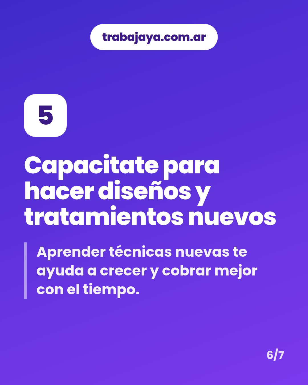 Cómo es trabajar de estilista de uñas: placa 6 de 7