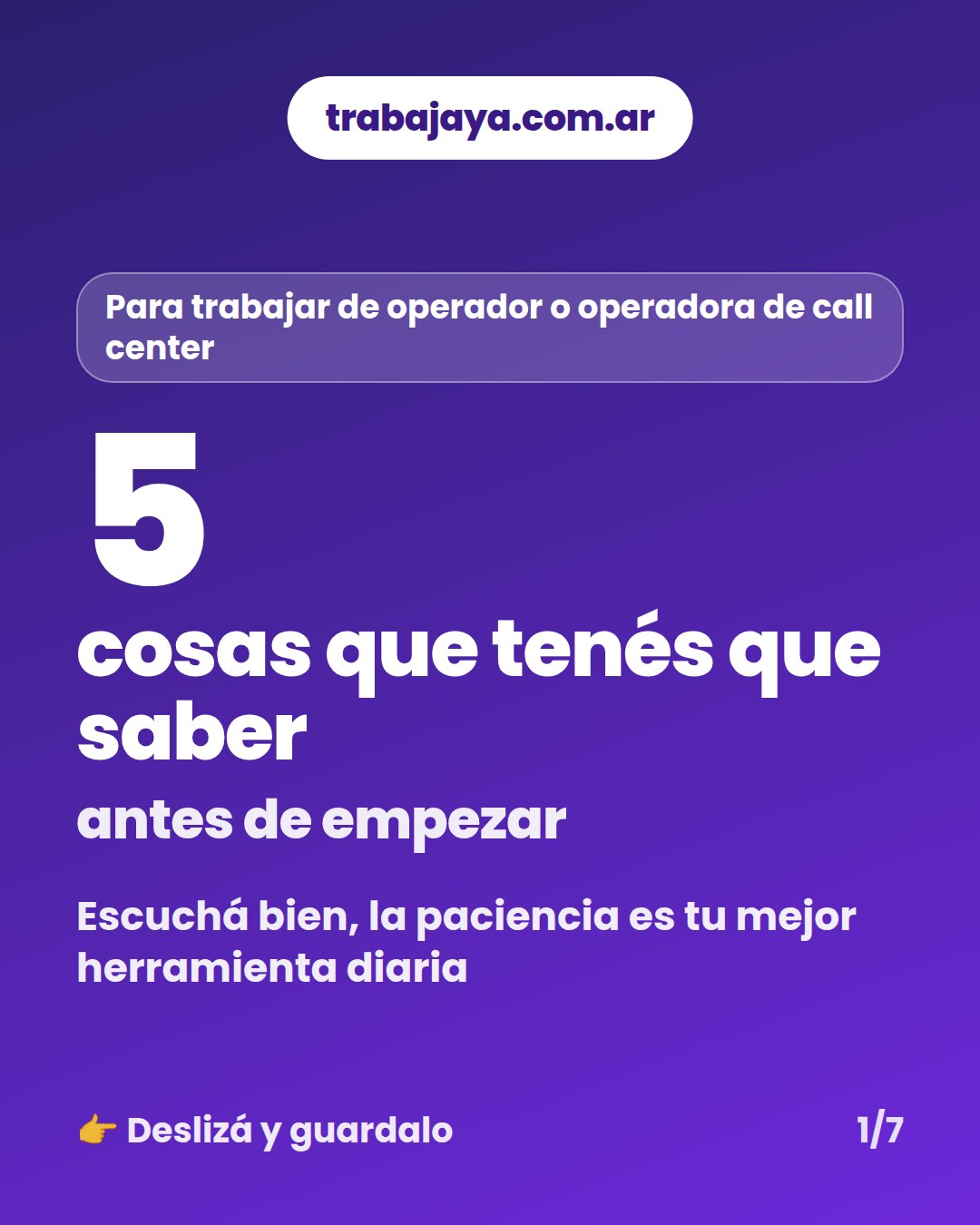 Cómo es trabajar de operador u operadora de call center: placa 1 de 7