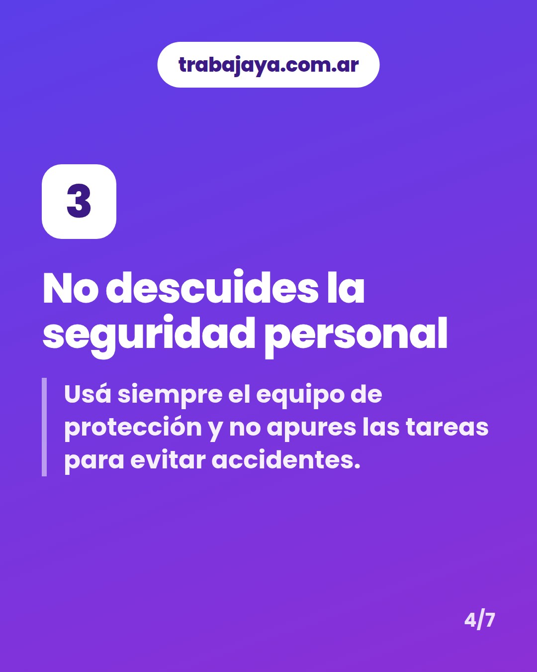 Cómo es trabajar de operario u operaria de producción: placa 4 de 7