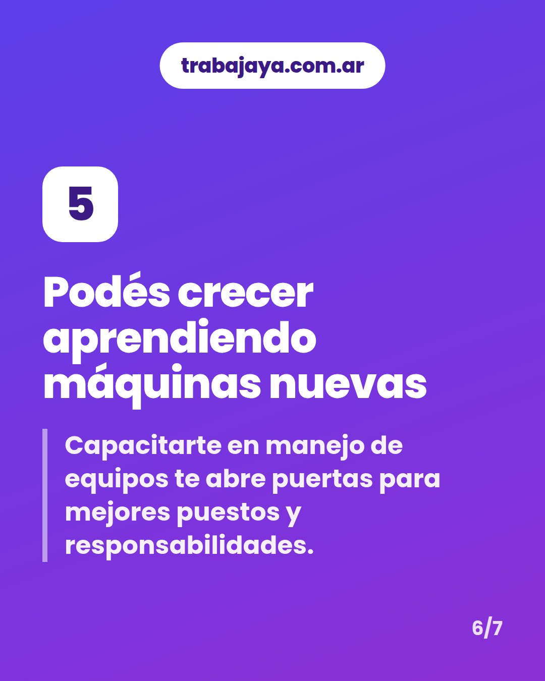 Cómo es trabajar de operario u operaria de producción: placa 6 de 7