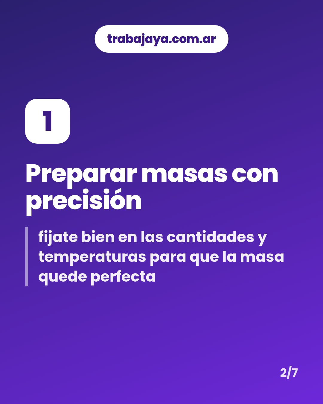 Cómo es trabajar de panadero o panadera: placa 2 de 7