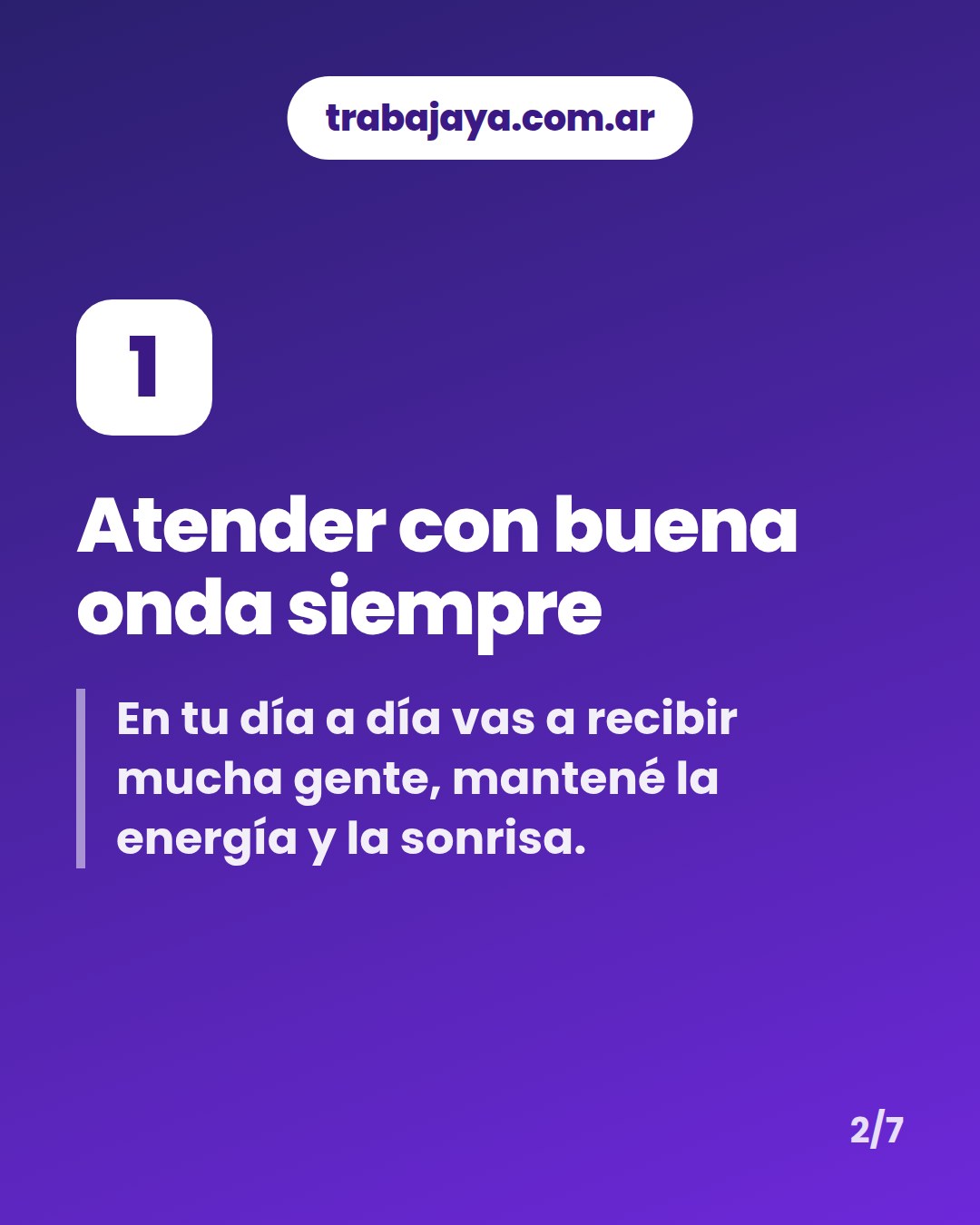 Cómo es trabajar de promotor o promotora: placa 2 de 7