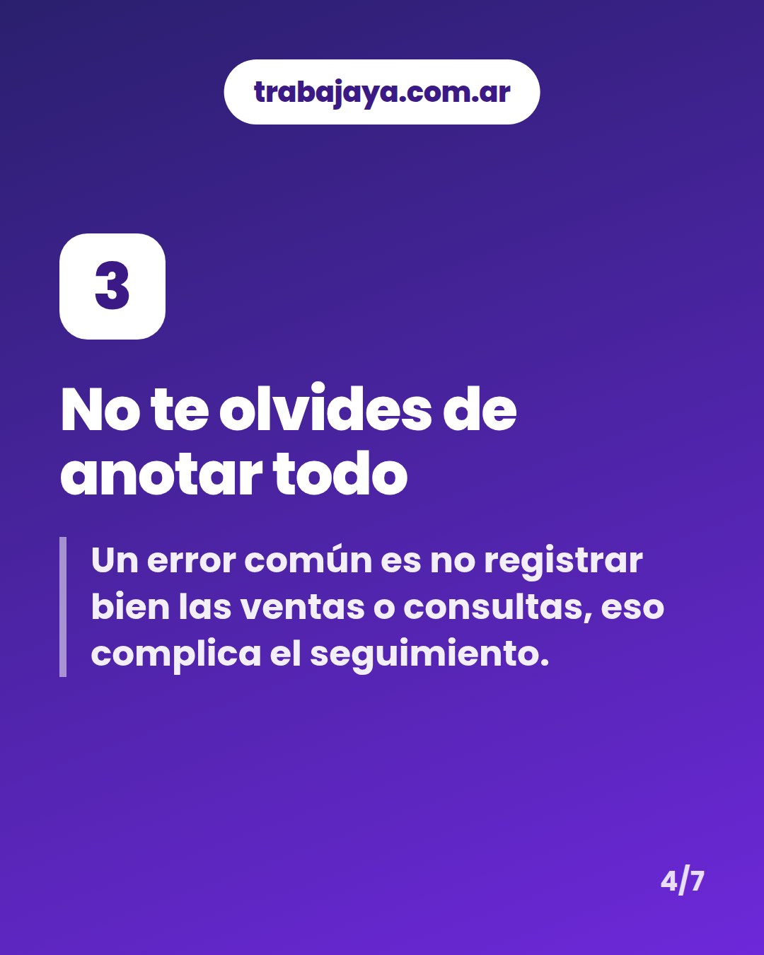 Cómo es trabajar de promotor o promotora: placa 4 de 7