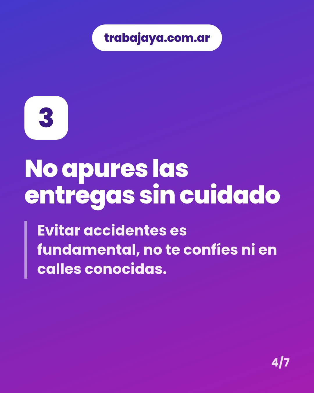 Cómo es trabajar de repartidor o repartidora en moto: placa 4 de 7