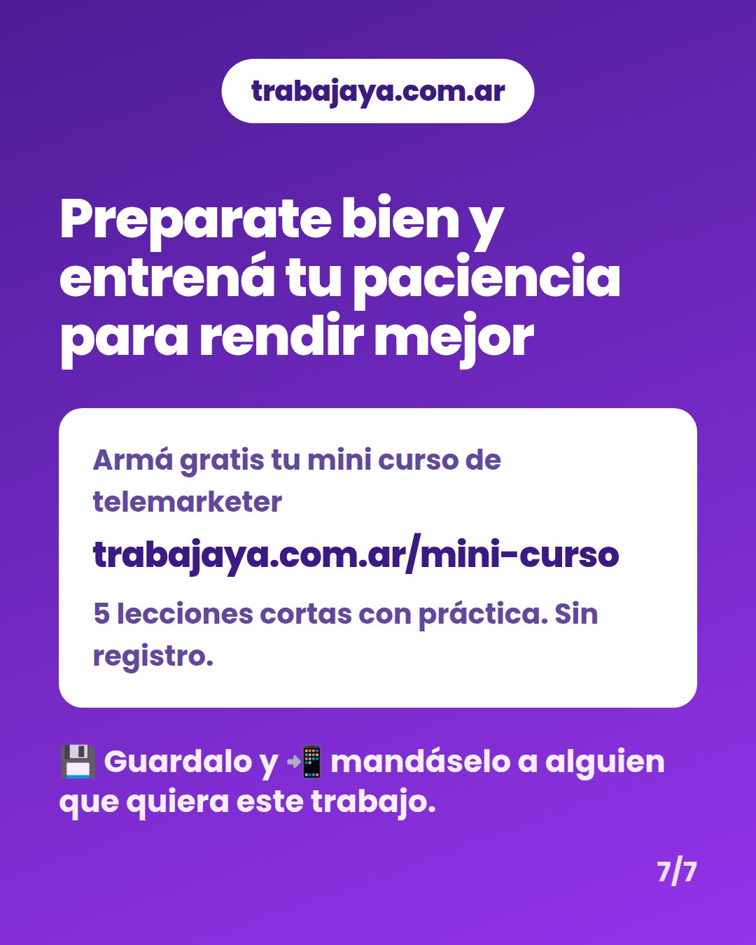Cómo es trabajar de telemarketer: placa 7 de 7