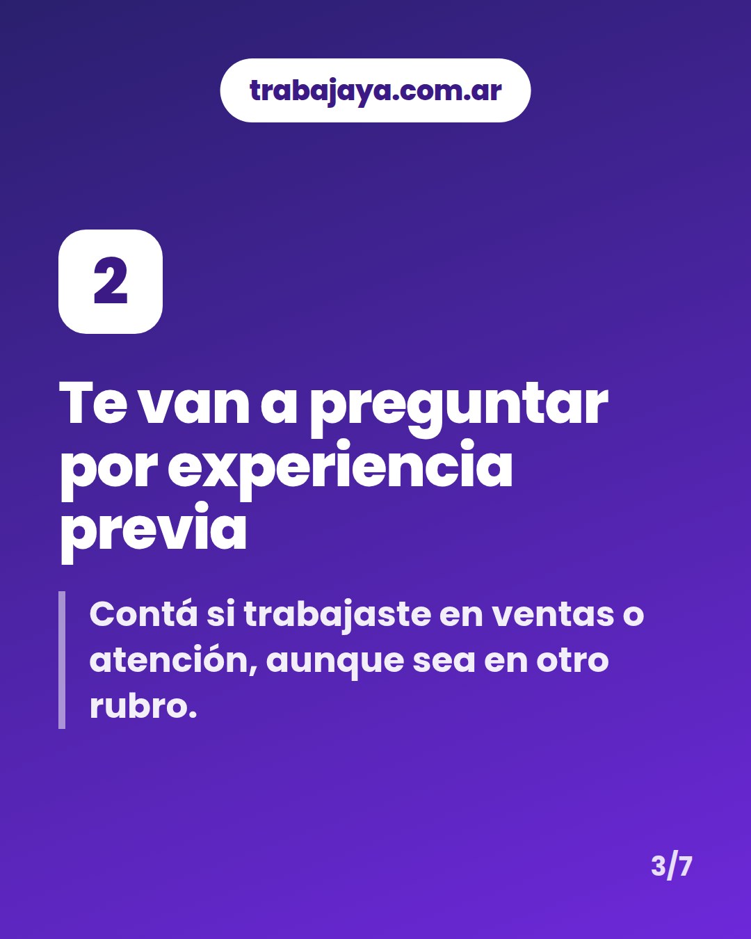 Cómo es trabajar de vendedor o vendedora de local: placa 3 de 7